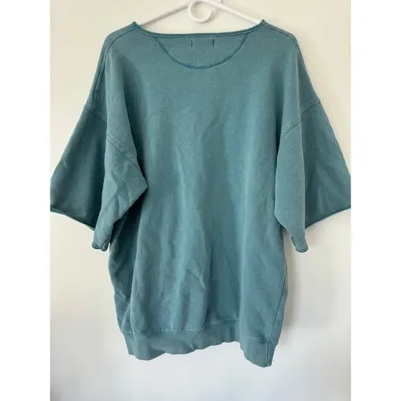 Zara Men's Short Sleeve Crewneck Sweatshirt Oversized M - Picture 2 of 6